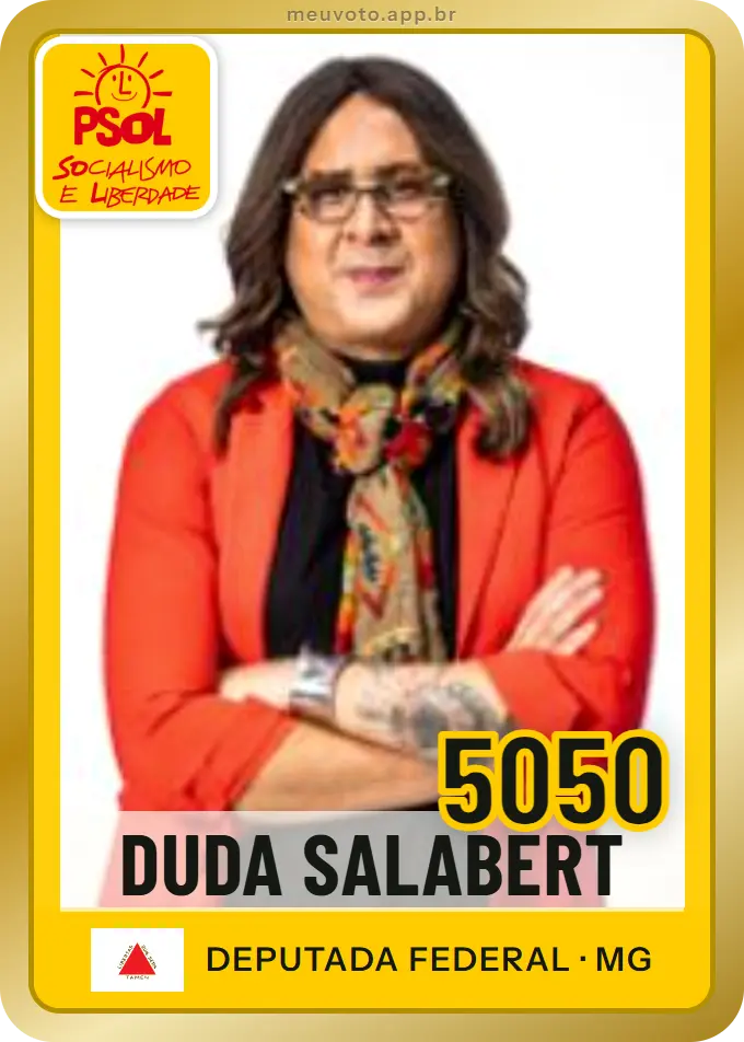Carta de Duda Salabert, número 5050, PSOL