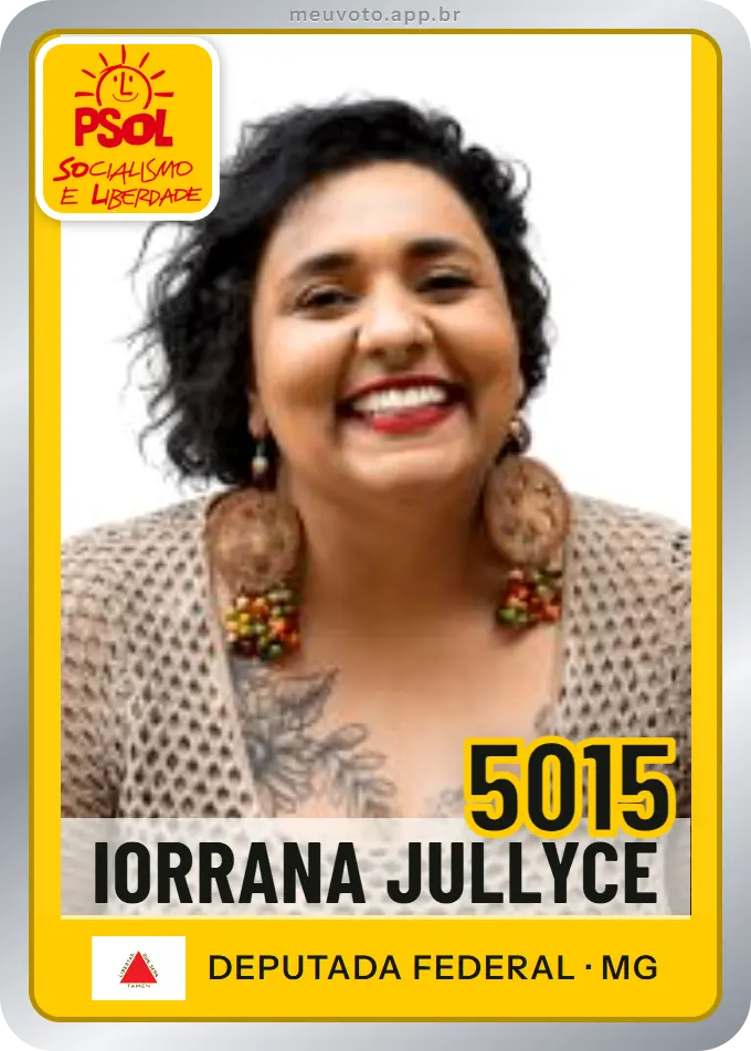 Carta de Iorrana Jullyce, número 5015, PSOL