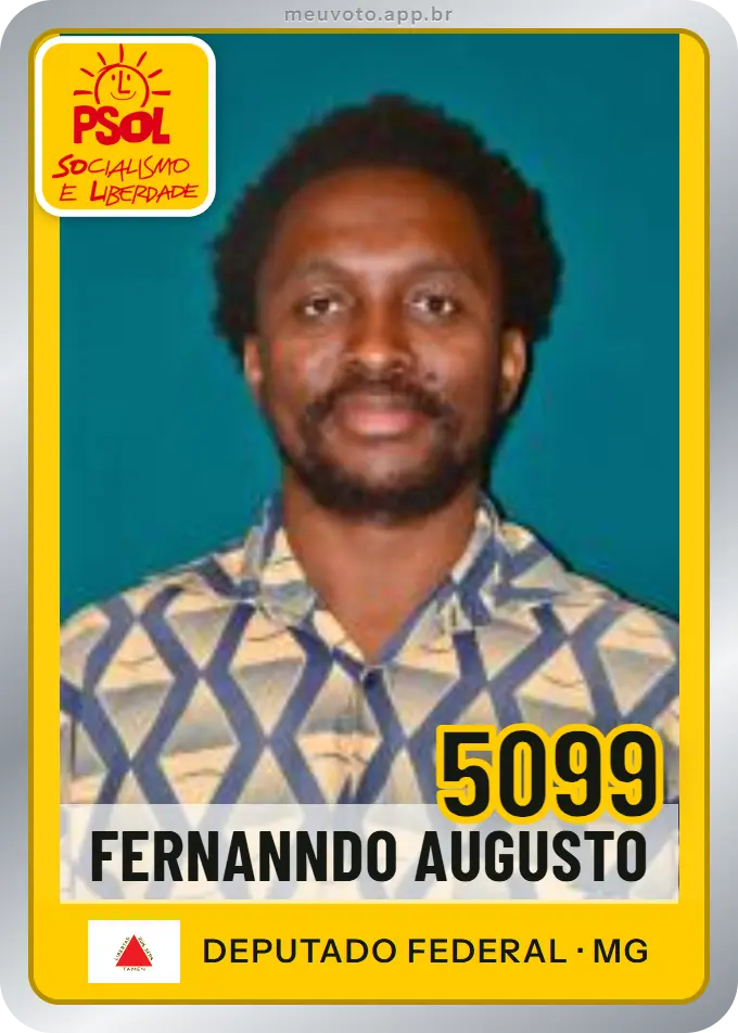 Carta de Fernanndo Augusto, número 5099, PSOL