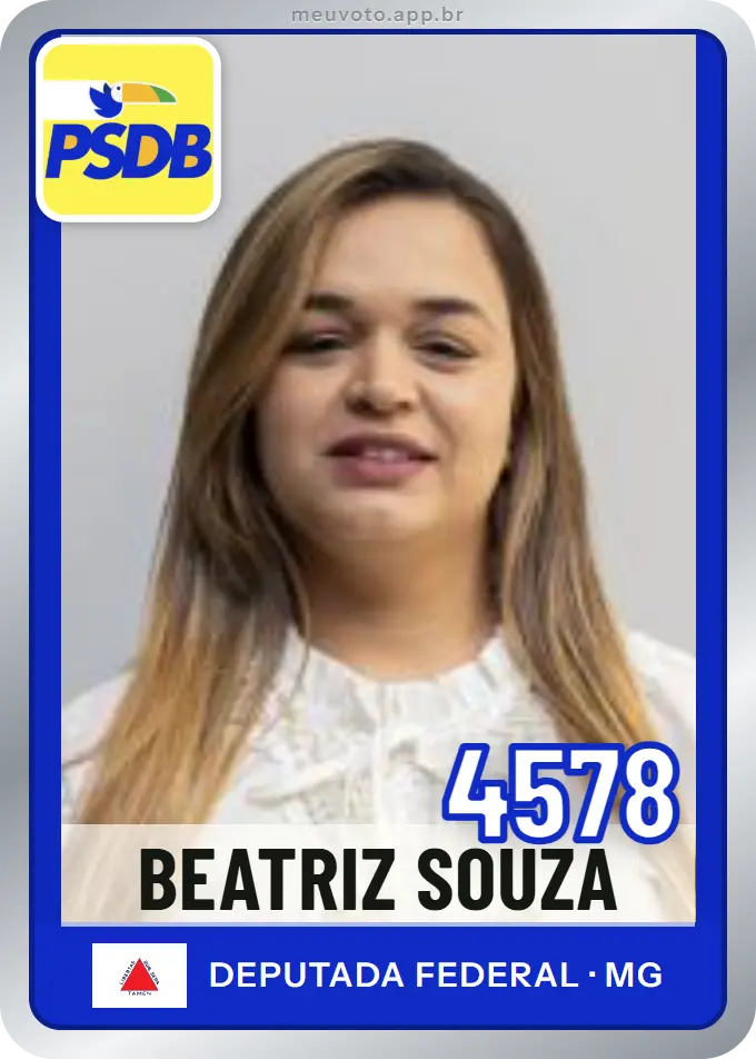 Carta de Beatriz Souza, número 4578, PSDB