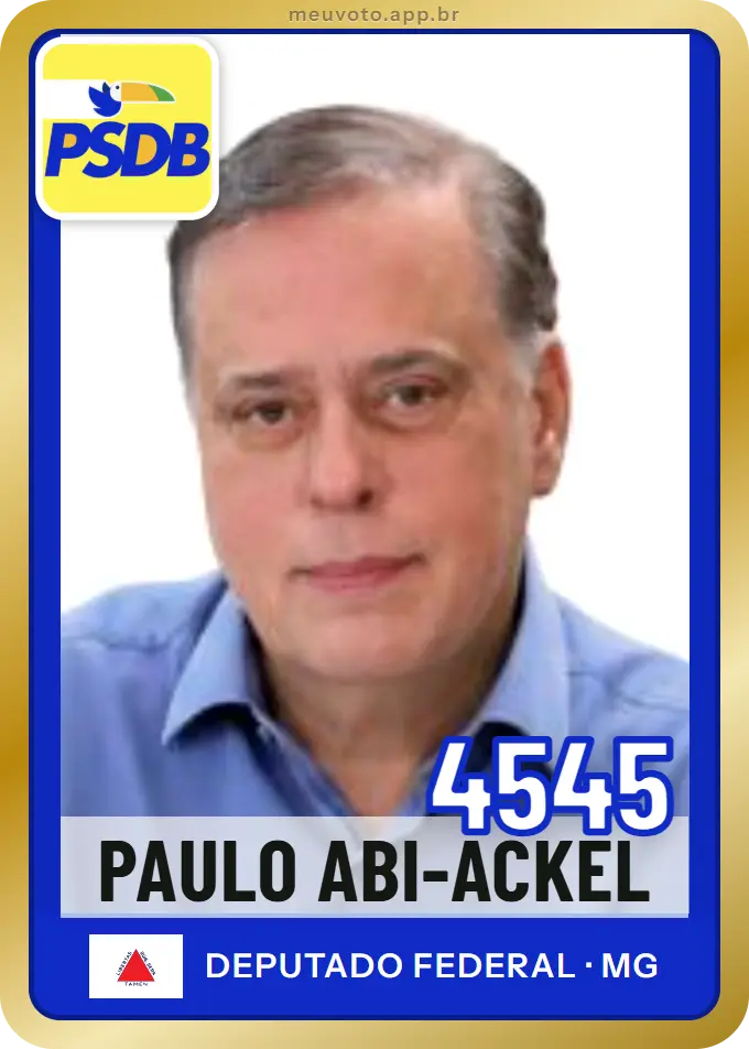 Carta de Paulo Abi-Ackel, número 4545, PSDB