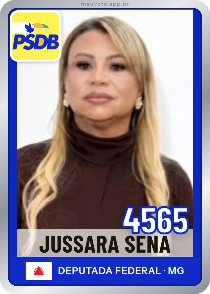 Carta de Jussara Sena, número 4565, PSDB