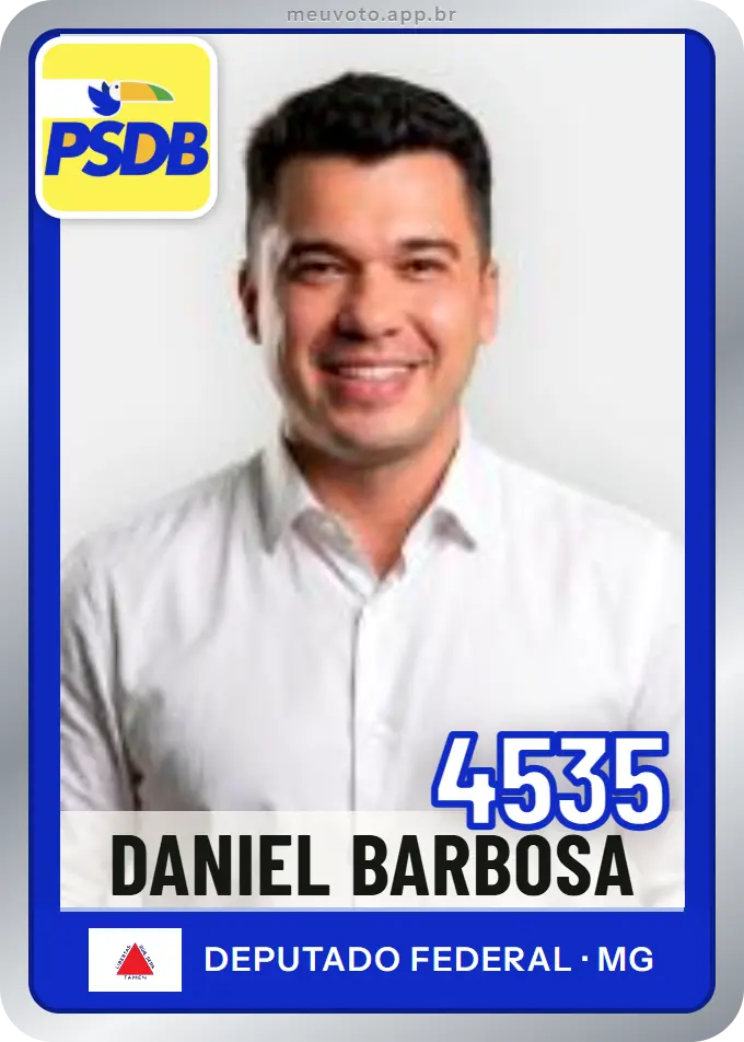 Carta de Daniel Barbosa, número 4535, PSDB