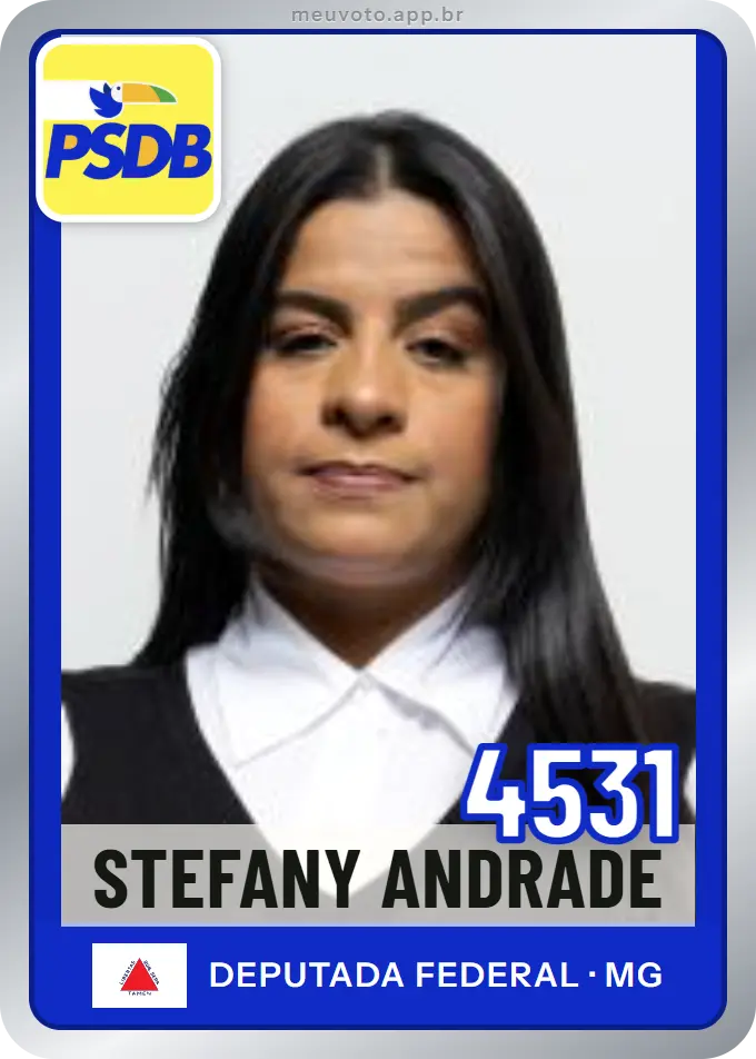 Carta de Stefany Andrade, número 4531, PSDB