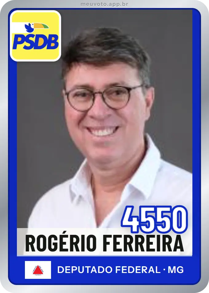 Carta de Rogério Ferreira, número 4550, PSDB