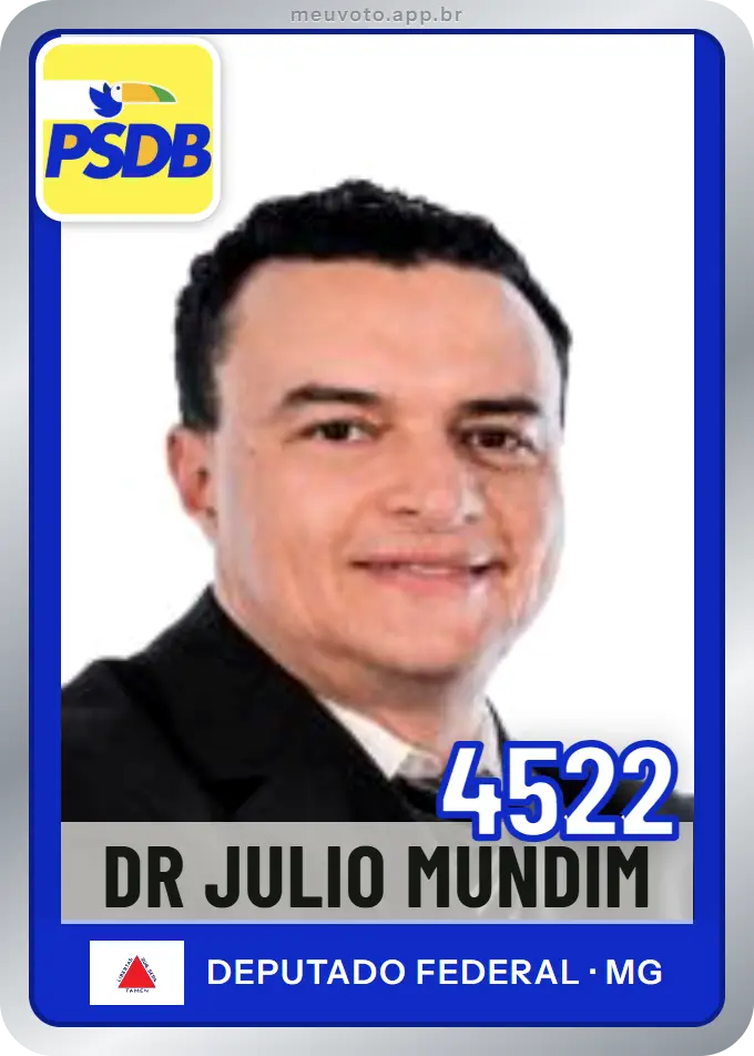 Carta de Dr Julio Mundim, número 4522, PSDB