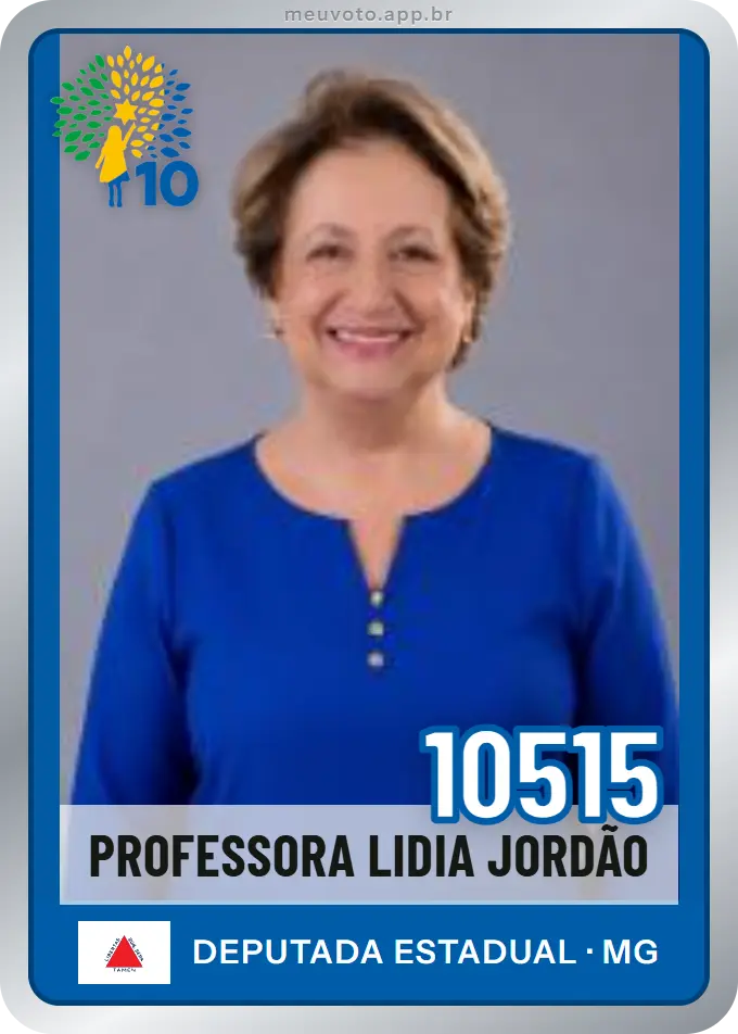 Carta de Professora Lidia Jordão, número 10515, Republicanos