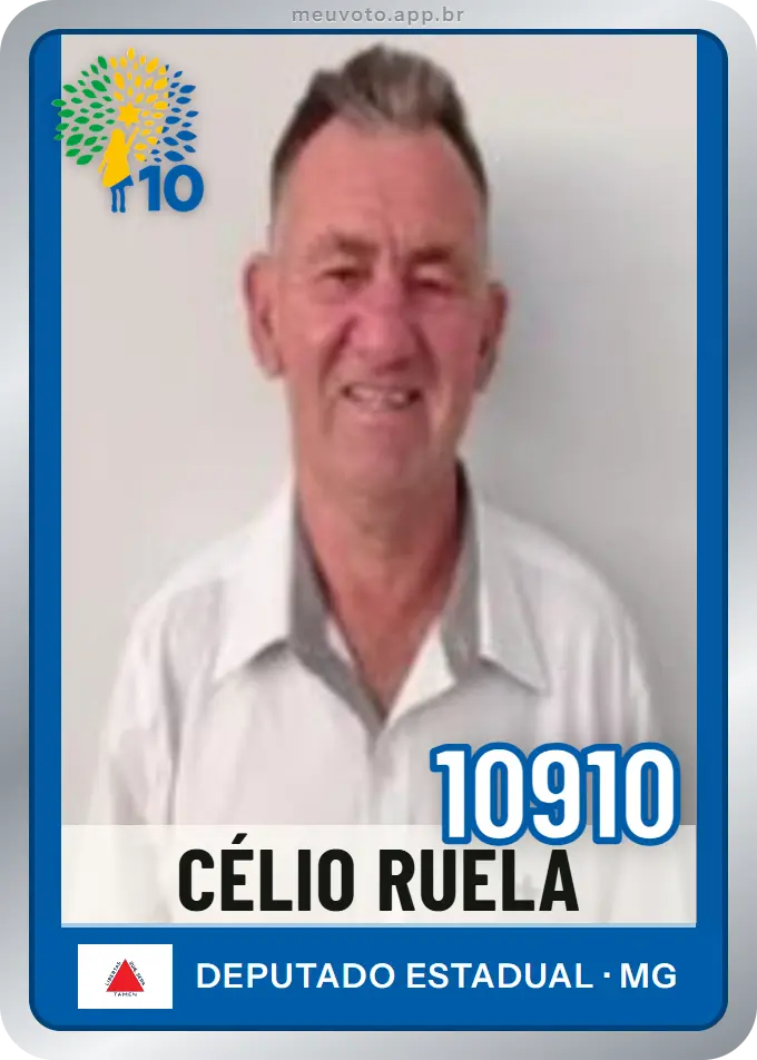 Carta de Célio Ruela, número 10910, Republicanos