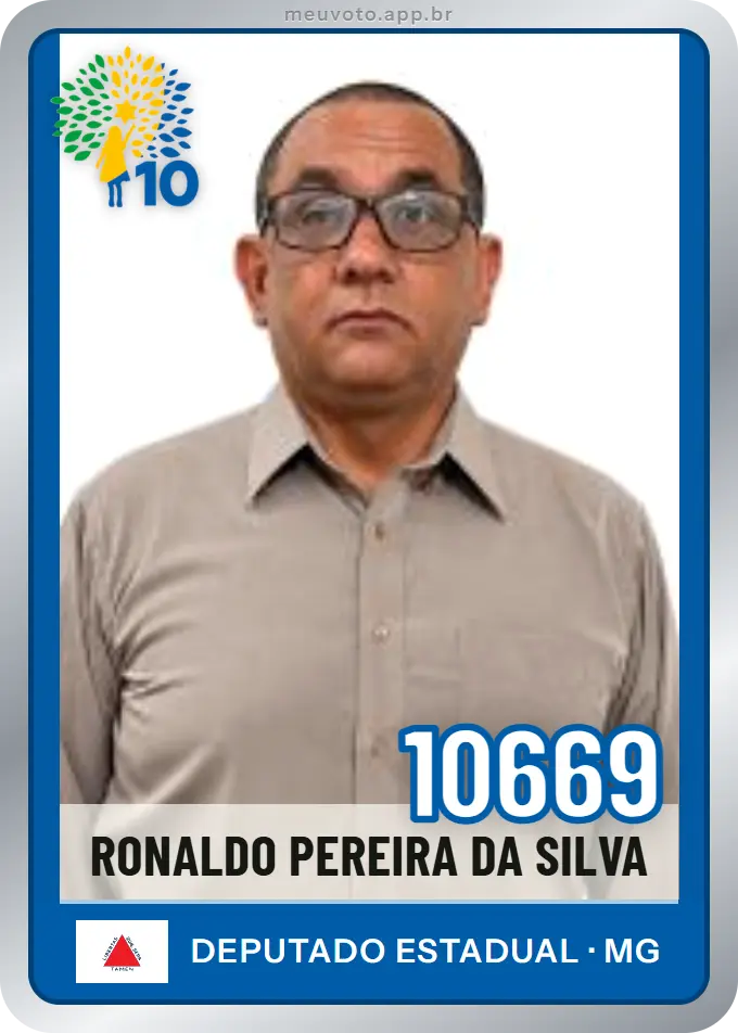 Carta de Ronaldo Pereira da Silva, número 10669, Republicanos