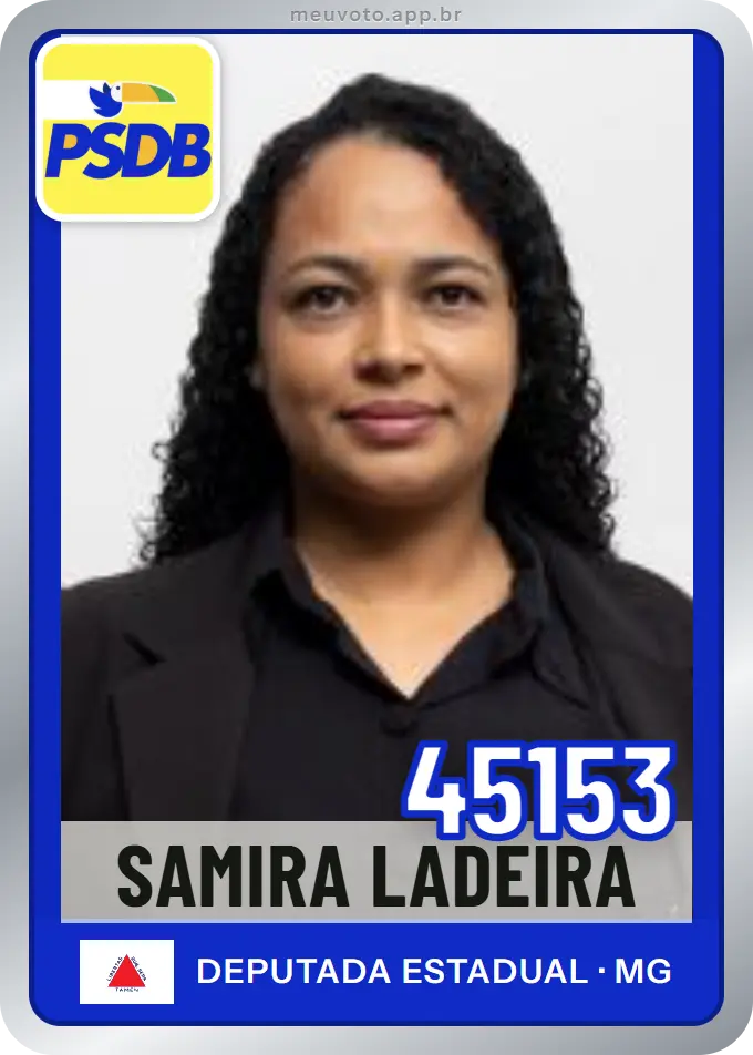 Carta de Samira Ladeira, número 45153, PSDB