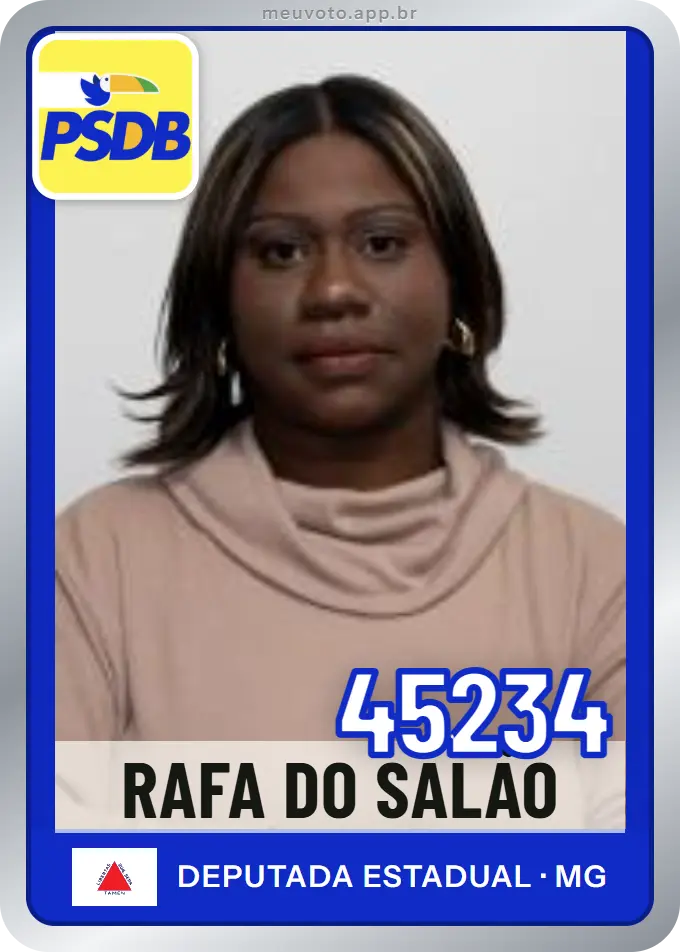 Carta de Rafa do Salão, número 45234, PSDB