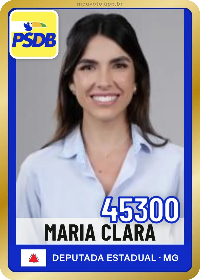 Carta de Maria Clara, número 45300, PSDB