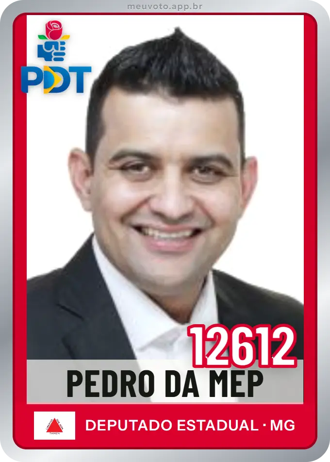 Carta de Pedro da Mep, número 12612, PDT