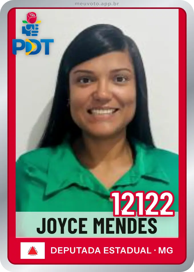 Carta de Joyce Mendes, número 12122, PDT