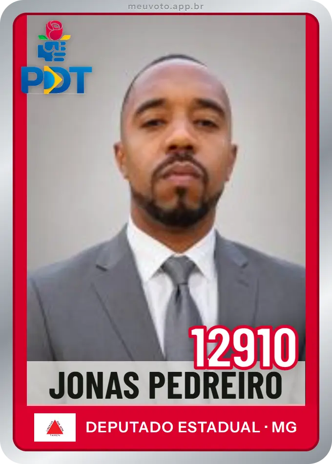 Carta de Jonas Pedreiro, número 12910, PDT