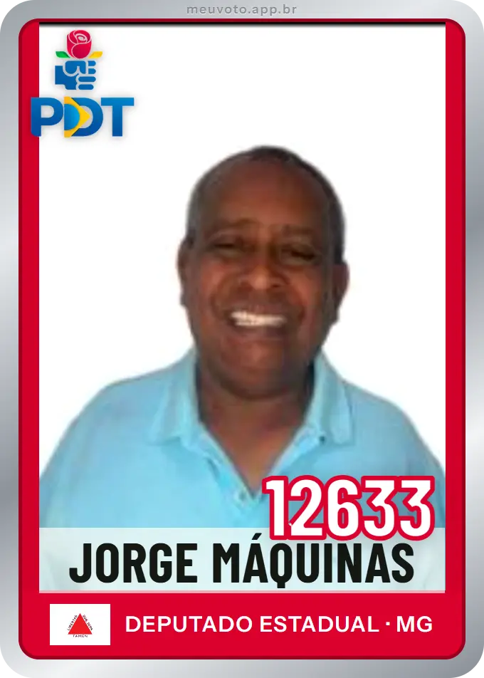 Carta de Jorge Máquinas, número 12633, PDT