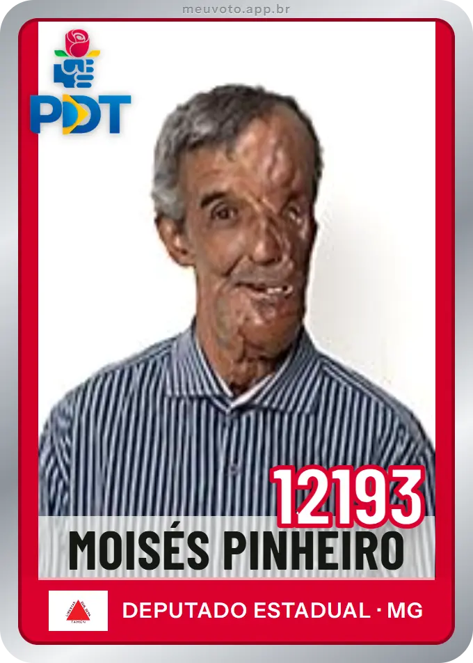 Carta de Moisés Pinheiro, número 12193, PDT