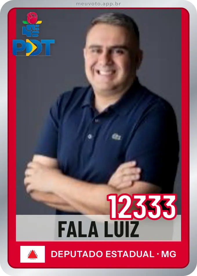 Carta de Fala Luiz, número 12333, PDT