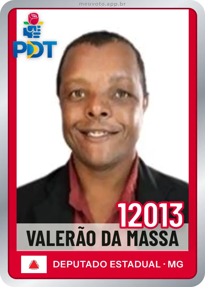 Carta de Valerão da Massa, número 12013, PDT