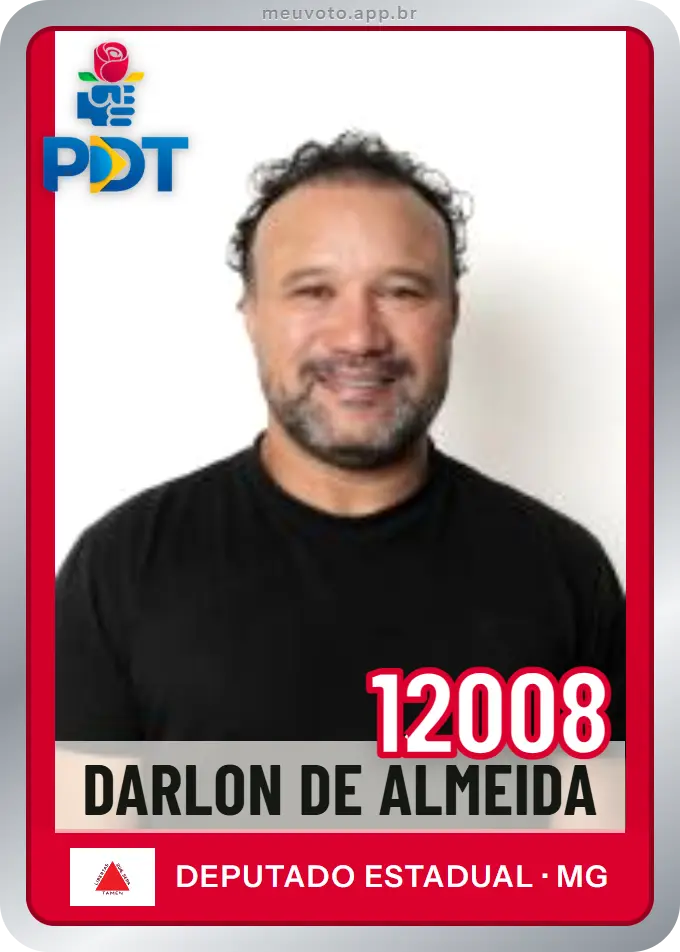 Carta de Darlon de Almeida, número 12008, PDT