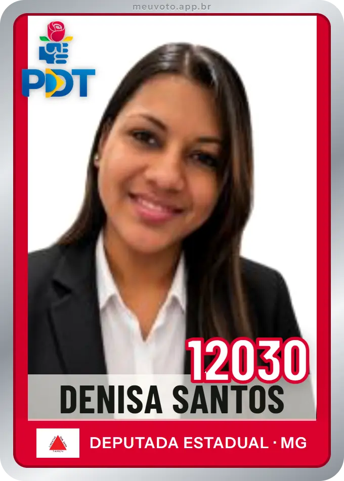 Carta de Denisa Santos, número 12030, PDT