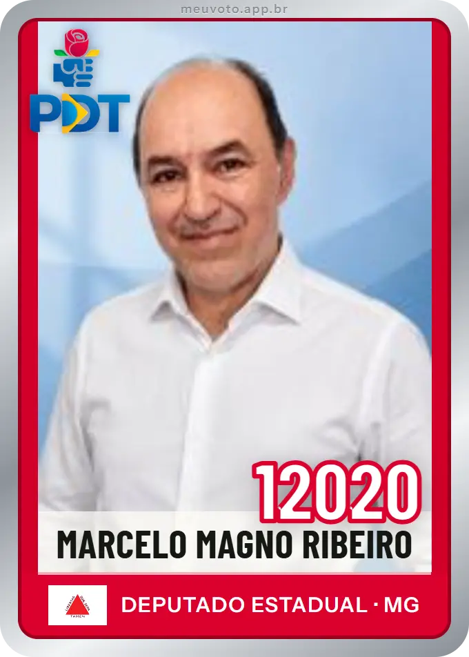 Carta de Marcelo Magno Ribeiro, número 12020, PDT