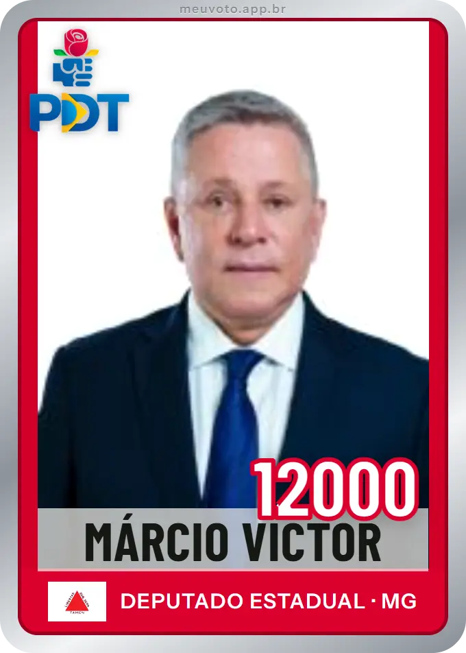 Carta de Márcio Victor, número 12000, PDT