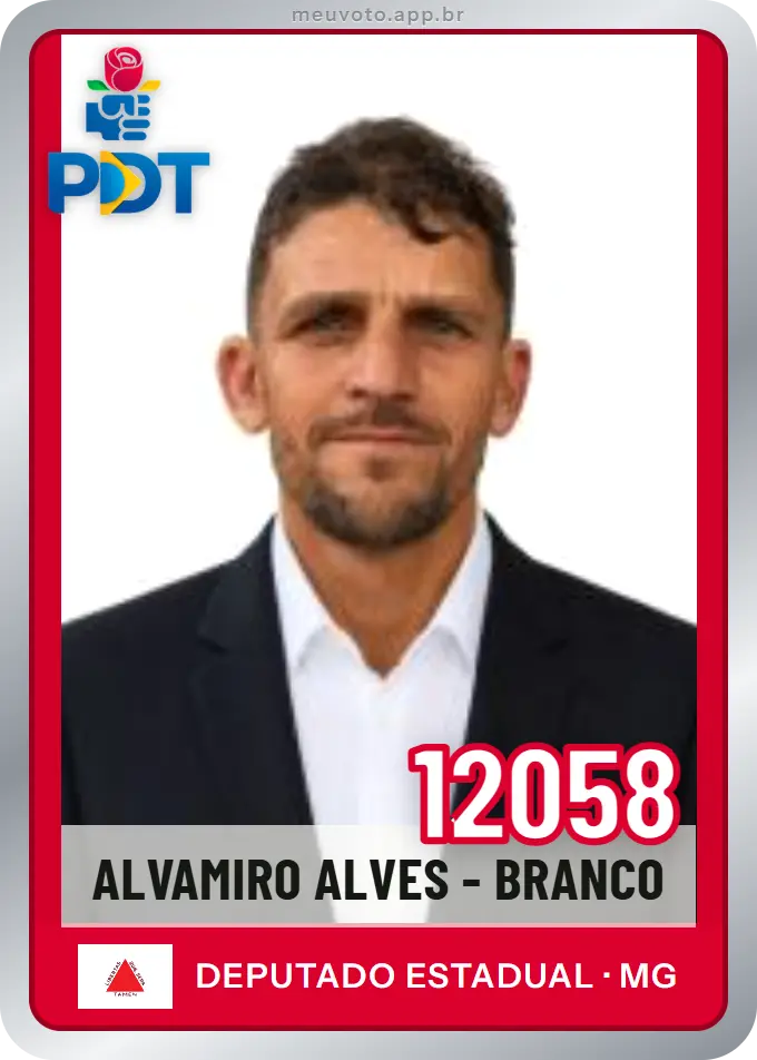 Carta de Alvamiro Alves - Branco, número 12058, PDT