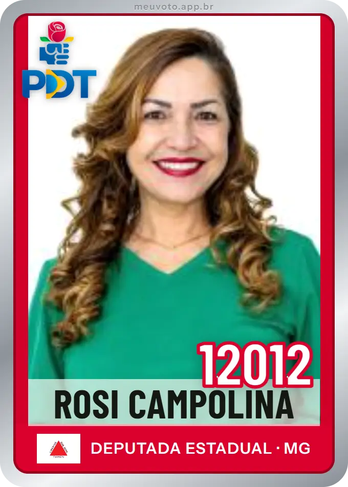 Carta de Rosi Campolina, número 12012, PDT