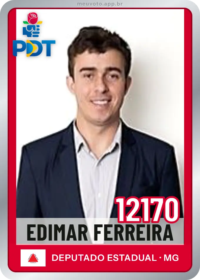 Carta de Edimar Ferreira, número 12170, PDT