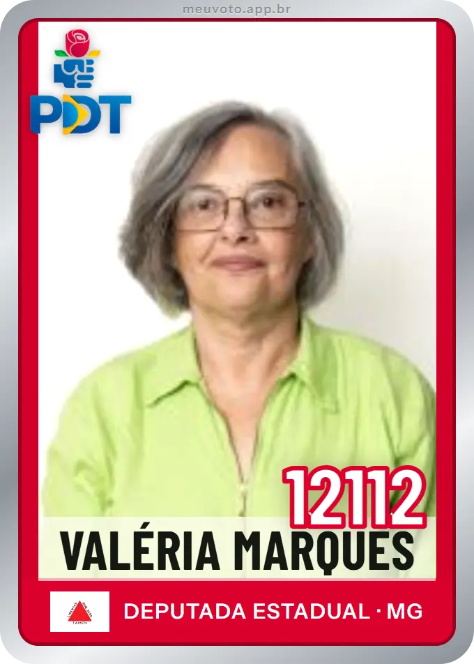 Carta de Valéria Marques, número 12112, PDT