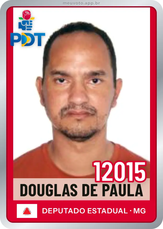 Carta de Douglas de Paula, número 12015, PDT