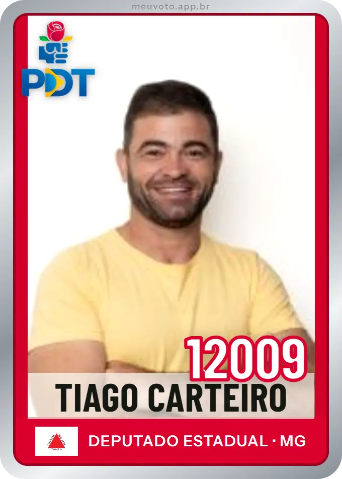 Carta de Tiago Carteiro, número 12009, PDT