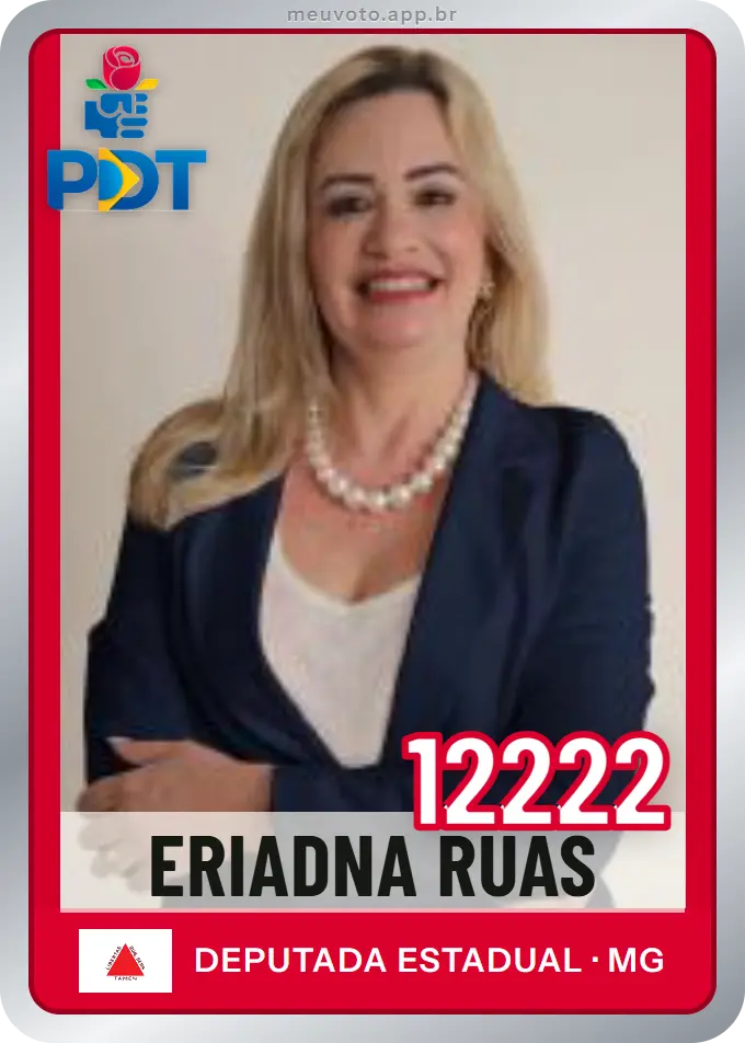 Carta de Eriadna Ruas, número 12222, PDT