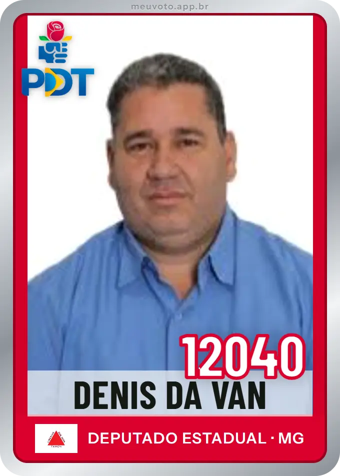 Carta de Denis da Van, número 12040, PDT