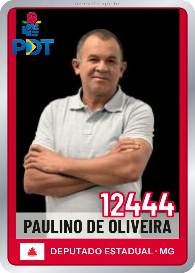 Carta de Paulino de Oliveira, número 12444, PDT