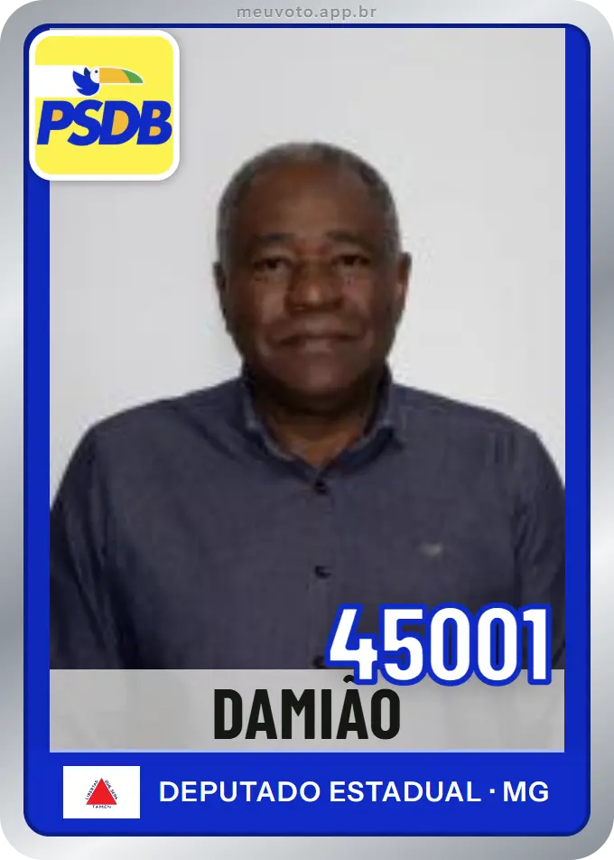 Carta de Damião, número 45001, PSDB