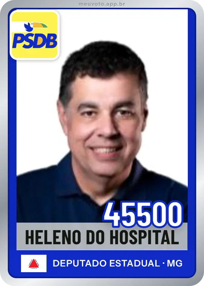 Carta de Heleno do Hospital, número 45500, PSDB