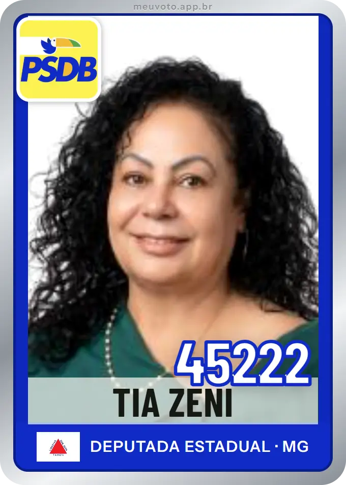 Carta de Tia Zeni, número 45222, PSDB