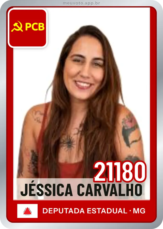 Carta de Jéssica Carvalho, número 21180, PCB