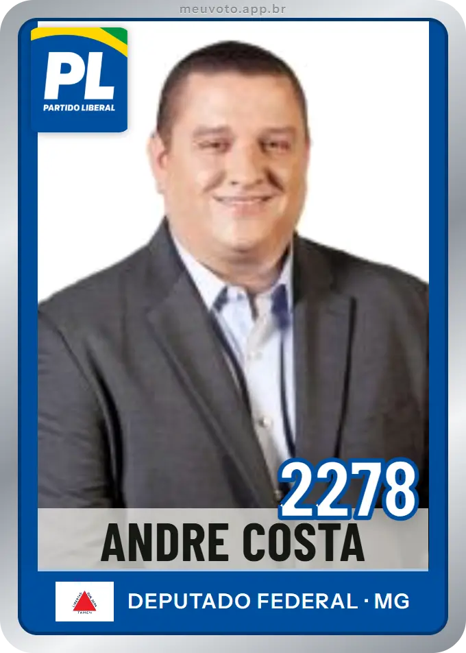 Carta de Andre Costa, número 2278, PL