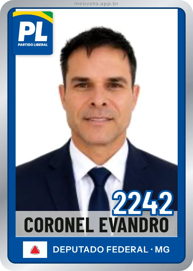 Carta de Coronel Evandro, número 2242, PL