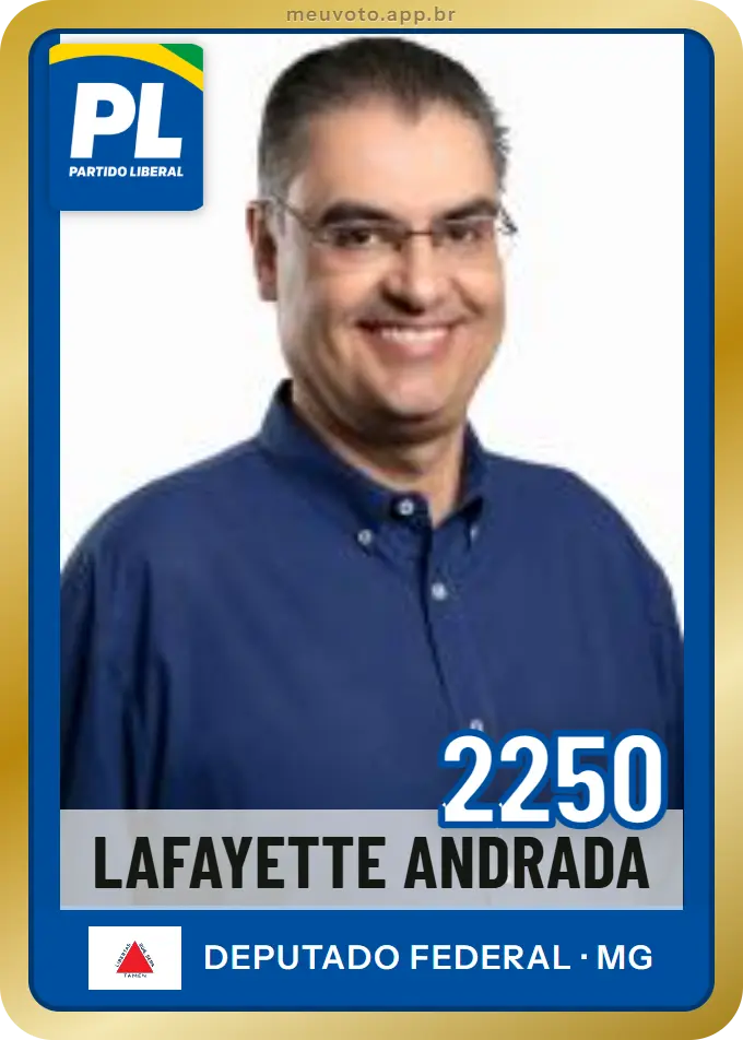 Carta de Lafayette Andrada, número 2250, PL