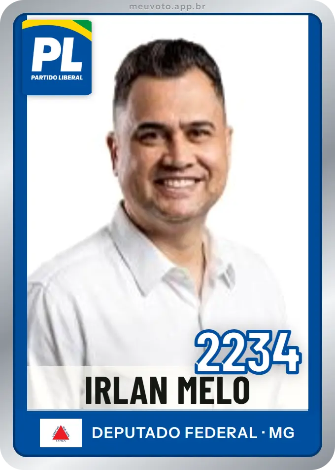 Carta de Irlan Melo, número 2234, PL