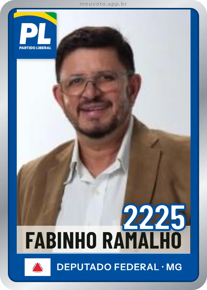 Carta de Fabinho Ramalho, número 2225, PL