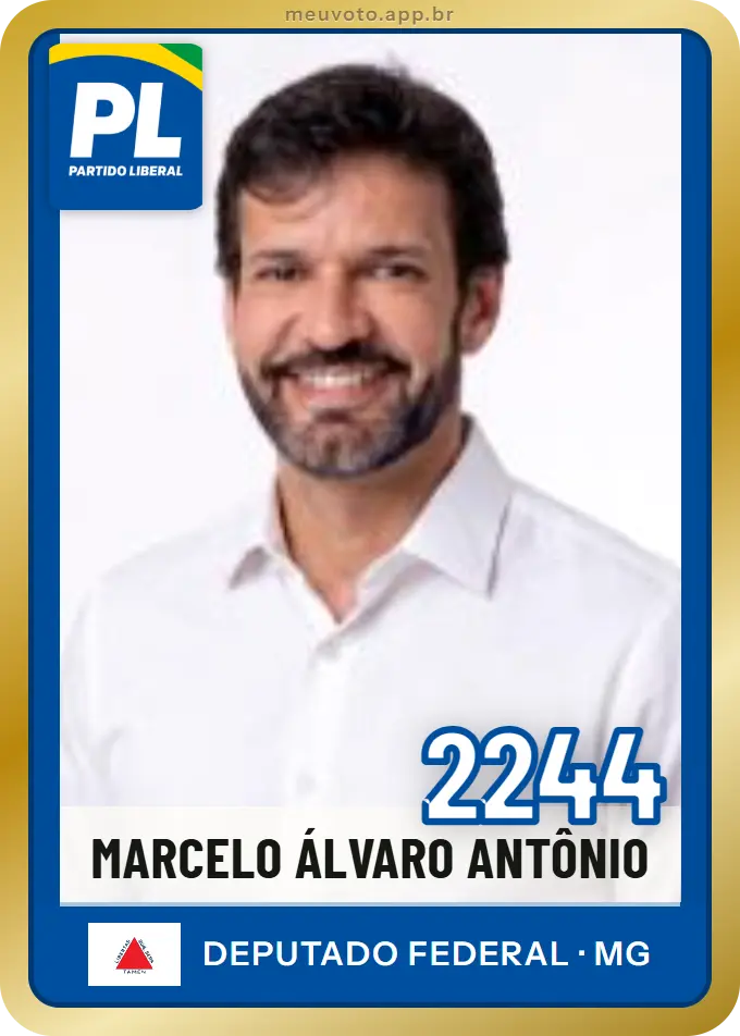 Carta de Marcelo Álvaro Antônio, número 2244, PL