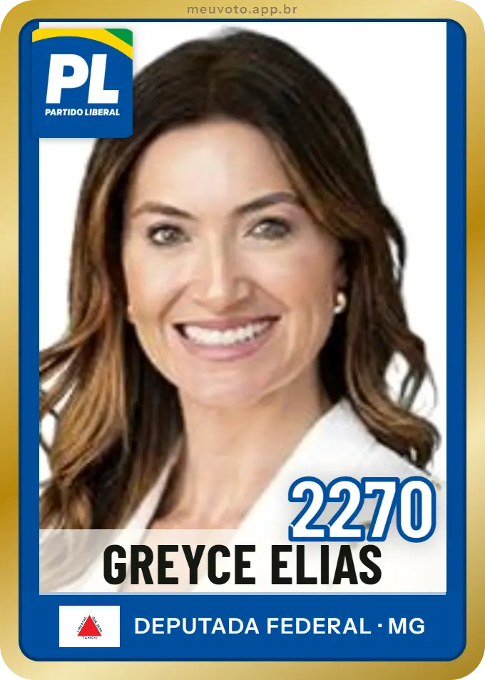 Carta de Greyce Elias, número 2270, PL