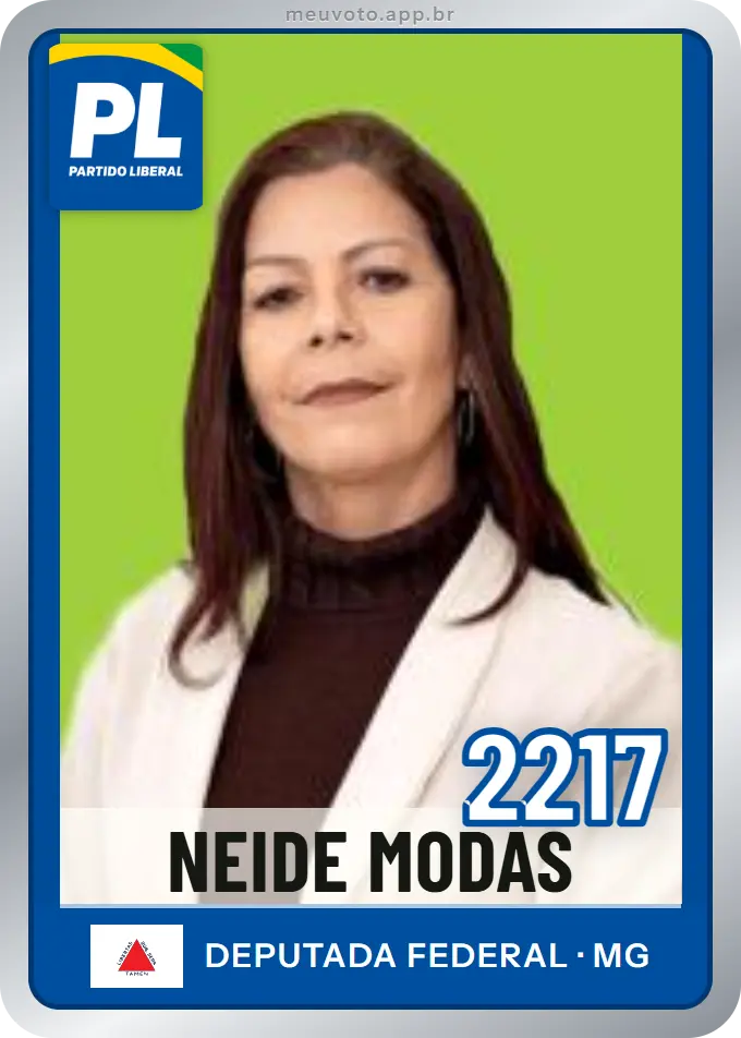 Carta de Neide Modas, número 2217, PL