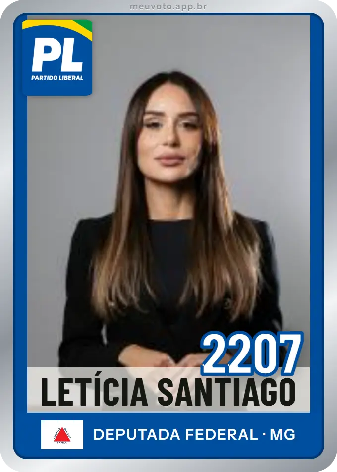 Carta de Letícia Santiago, número 2207, PL