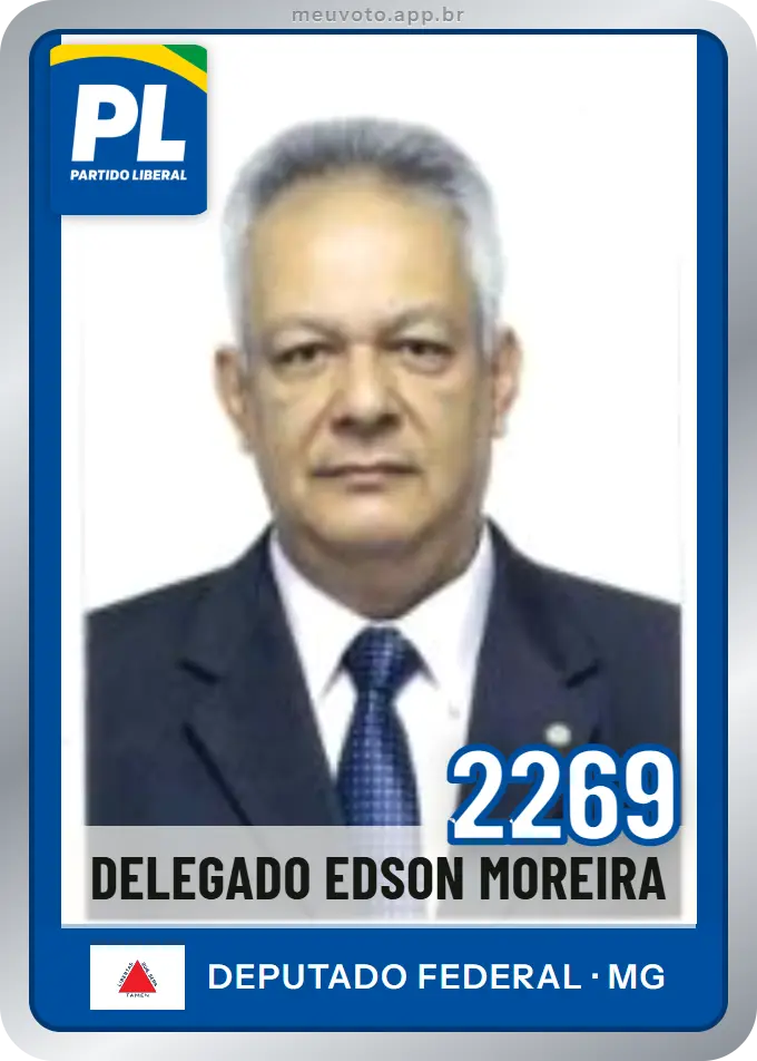 Carta de Delegado Edson Moreira, número 2269, PL